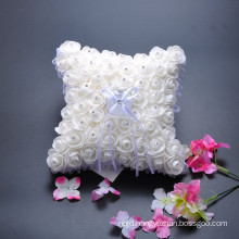 Wedding party flowers decoration bridal pure ring bearer pillow